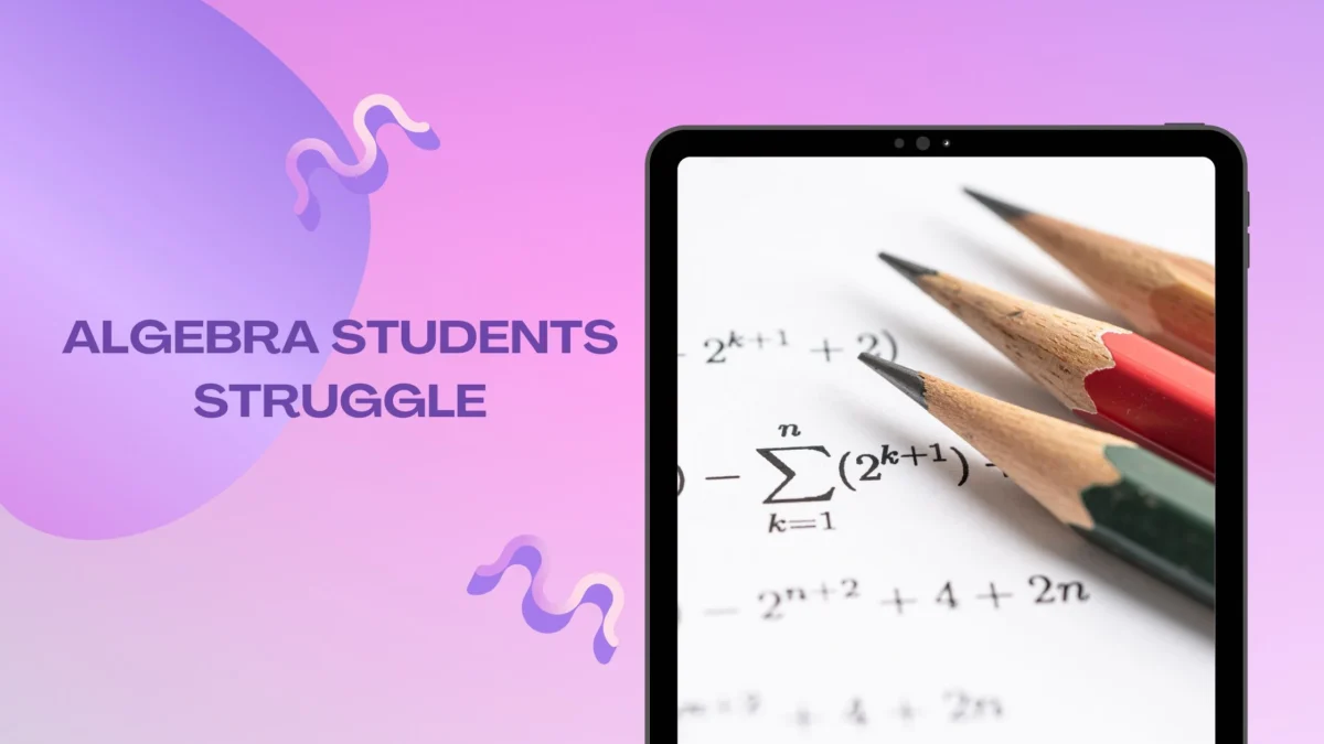 Why do algebra students struggle, and how can specialists help?