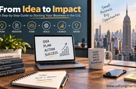 Entrepreneur planning how to start a small business in the U.S